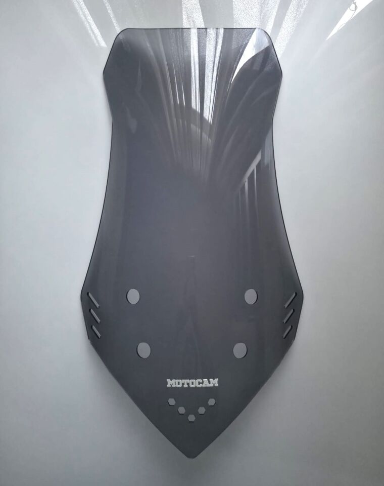 MOTOCAM Mondial Strada 125 Ön Cam 2023-2026 Model 65cm Füme Renkli 4mm