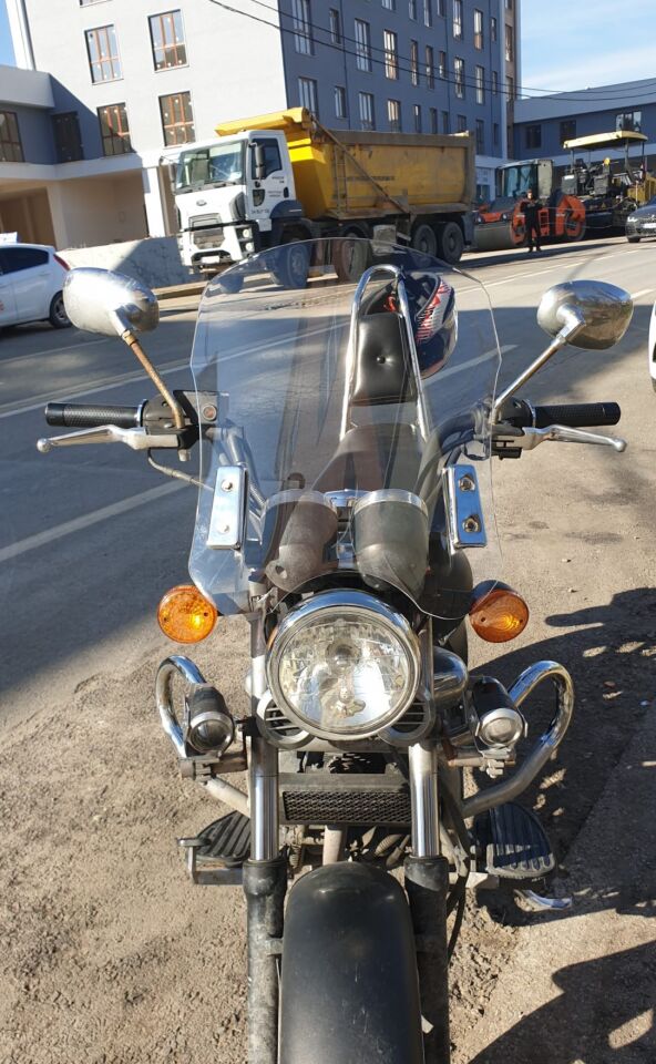 MOTOCAM Küba Süperlight 125 Ön Cam 2008-2026 Model 53cm Şeffaf Renkli 4mm APARATSIZ