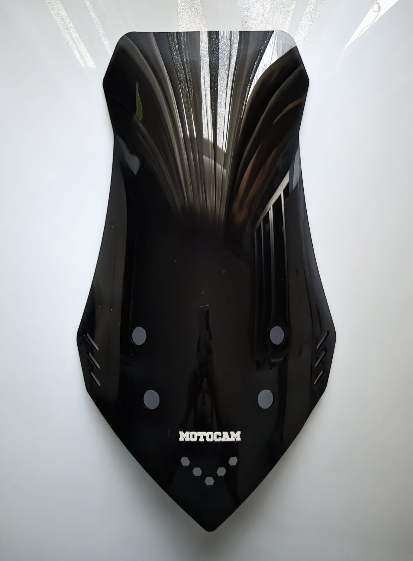 MOTOCAM Mondial Strada 125 Ön Cam 2023-2026 Model 65cm Siyah Renkli 4mm