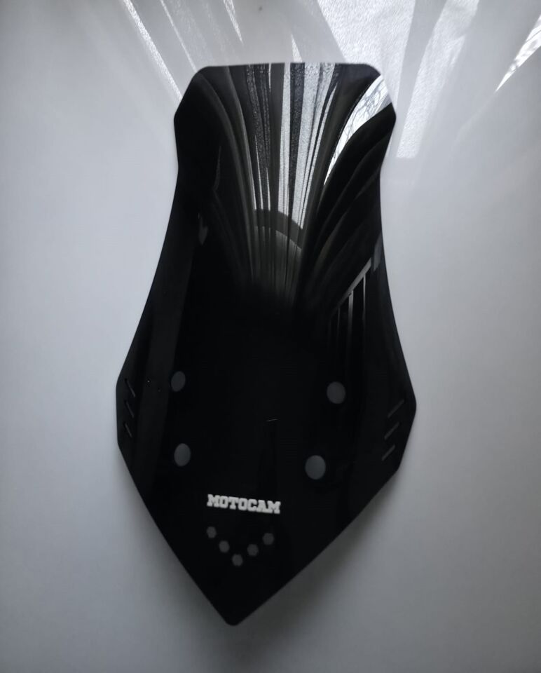 MOTOCAM Mondial Strada 125 Ön Cam 2023-2026 Model 65cm Siyah Renkli 4mm
