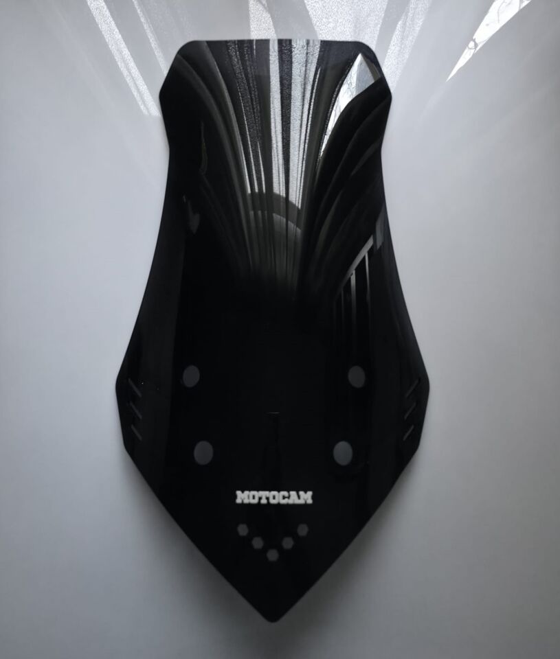 MOTOCAM Mondial Strada 125 Ön Cam 2023-2026 Model 65cm Siyah Renkli 4mm
