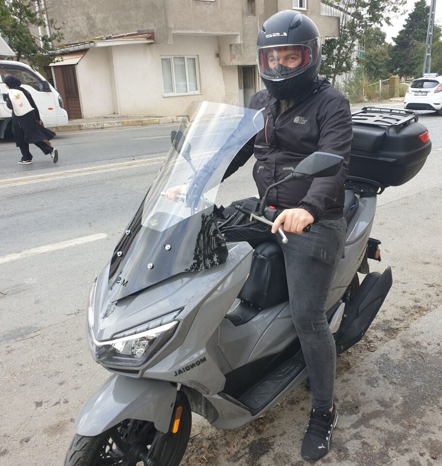 MOTOCAM Mondial Strada 125 Ön Cam 2023-2026 Model 75cm Şeffaf Renkli 4mm UZUN