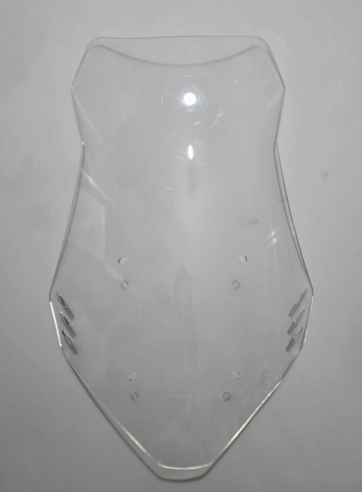 MOTOCAM Yuki Adventure 150 Ön Cam 2023-2026 Model 55cm Şeffaf Renkli 4mm KISA