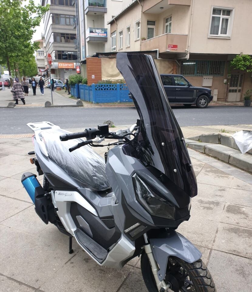 MOTOCAM RMG Moto Gusto Dream 150 Ön Cam 2023-2026 Model 78cm Siyah Renkli 4mm UZUN