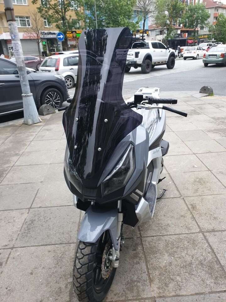 MOTOCAM RMG Moto Gusto Dream 150 Ön Cam 2023-2026 Model 78cm Siyah Renkli 4mm UZUN