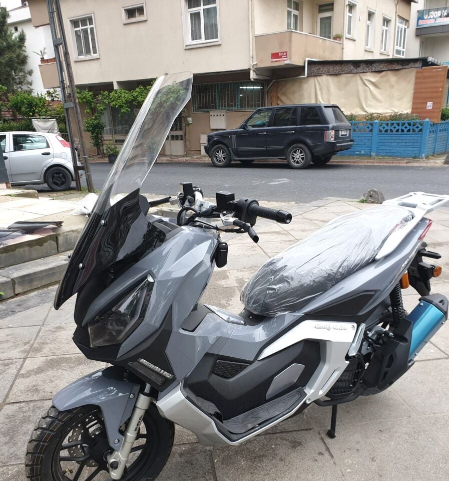 MOTOCAM RMG Moto Gusto Dream 150 Ön Cam 2023-2026 Model 78cm Şeffaf Renkli 4mm UZUN