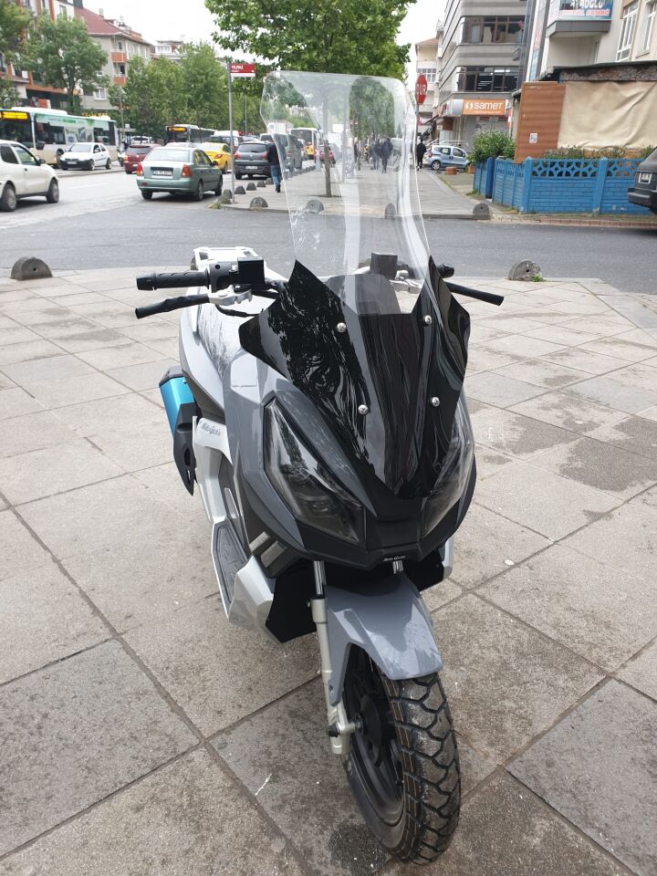 MOTOCAM RMG Moto Gusto Dream 150 Ön Cam 2023-2026 Model 78cm Şeffaf Renkli 4mm UZUN