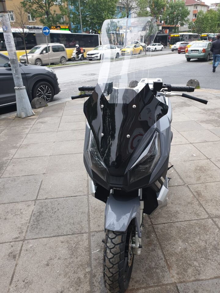 MOTOCAM RMG Moto Gusto Dream 150 Ön Cam 2023-2026 Model 78cm Şeffaf Renkli 4mm UZUN