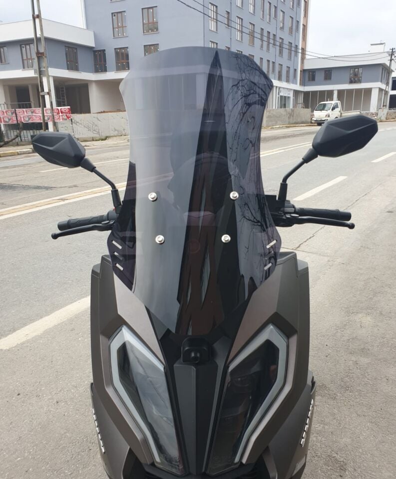 MOTOCAM Yuki Defender Ön Cam 2023-2026 Model 63cm Siyah Renkli 4mm