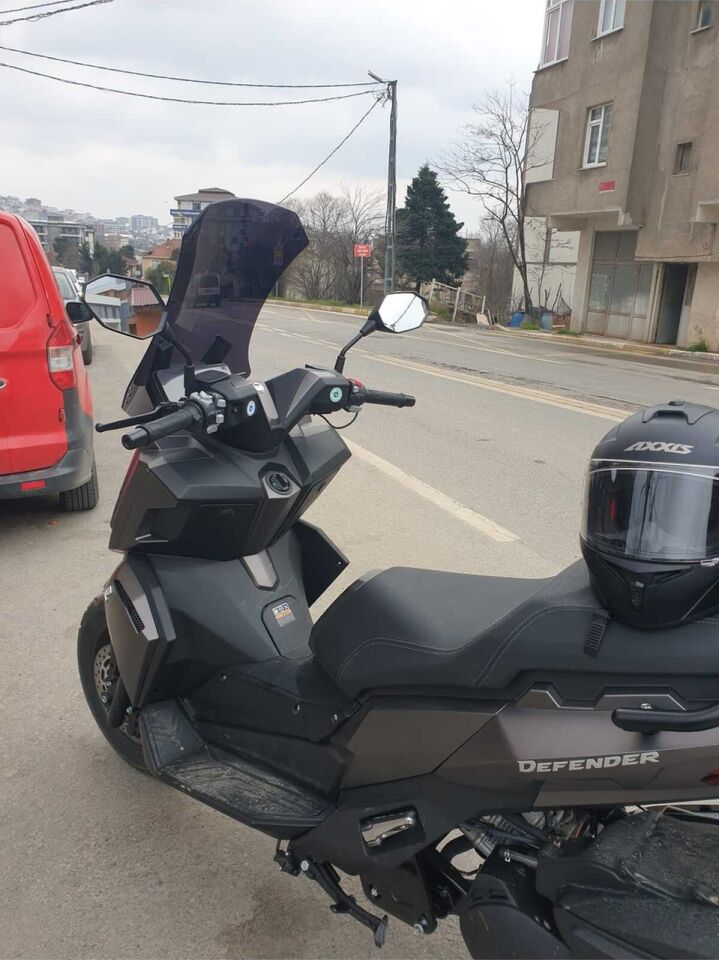 MOTOCAM Yuki Defender Ön Cam 2023-2026 Model 63cm Siyah Renkli 4mm
