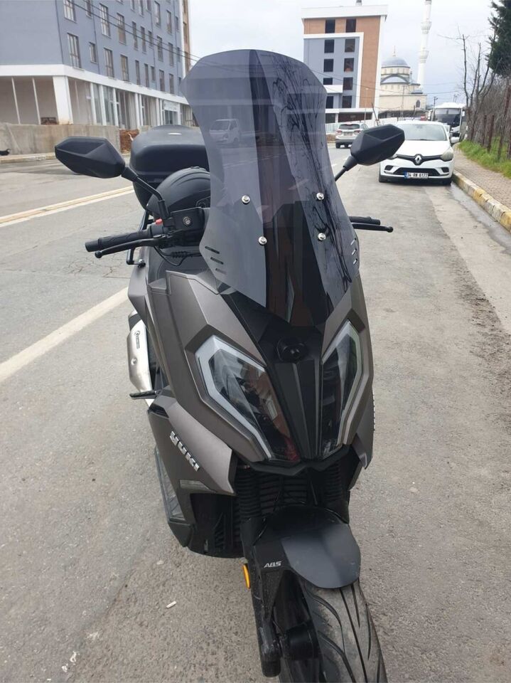 MOTOCAM Yuki Defender Ön Cam 2023-2026 Model 63cm Siyah Renkli 4mm