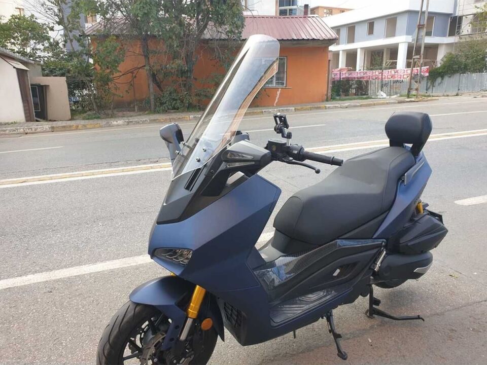 MOTOCAM Yuki Huracan 250 Ön Cam 2022-2026 Model 62cm Şeffaf Renkli 4mm