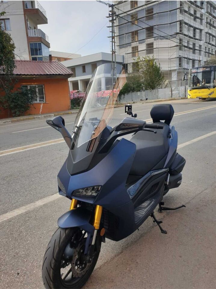 MOTOCAM Yuki Huracan 250 Ön Cam 2022-2026 Model 62cm Şeffaf Renkli 4mm