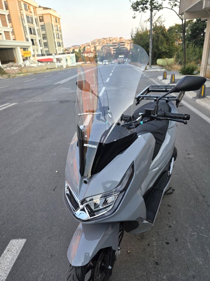 MOTOCAM Motolüx MCX 125 Ön Cam 2024-2026 Model 68cm Şeffaf Renkli 4mm