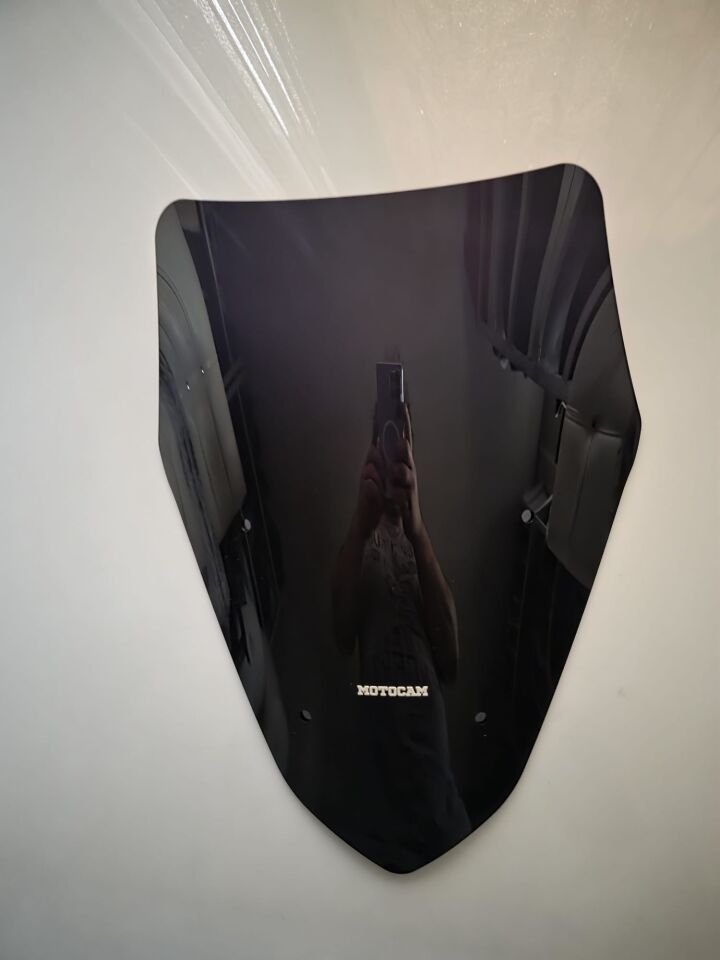 MOTOCAM Honda NC 700 750 X Ön Cam 2021-2024 Model 43cm Siyah Renkli 4mm UZUN