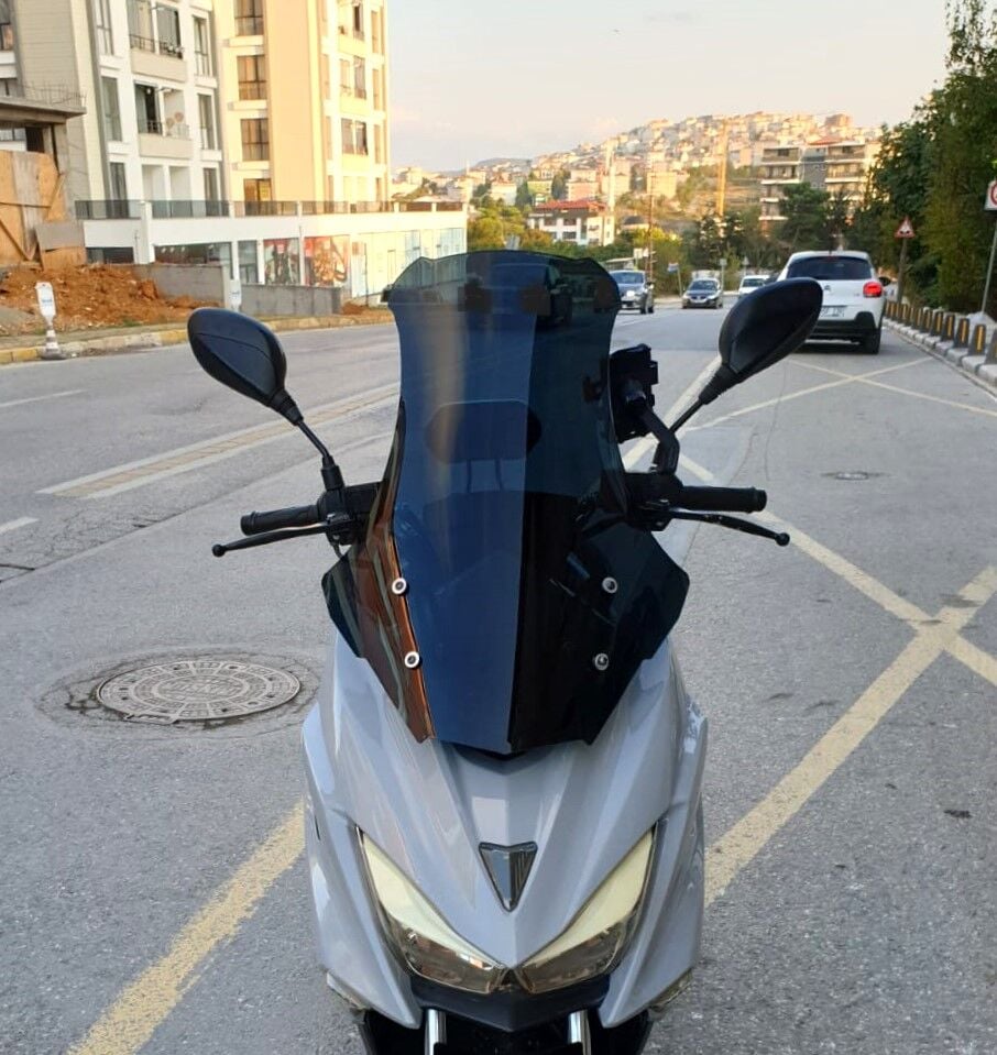 MOTOCAM Motolüx Mtx 125 Ön Cam 2022-2026 Model 75cm Siyah Renkli 4mm UZUN