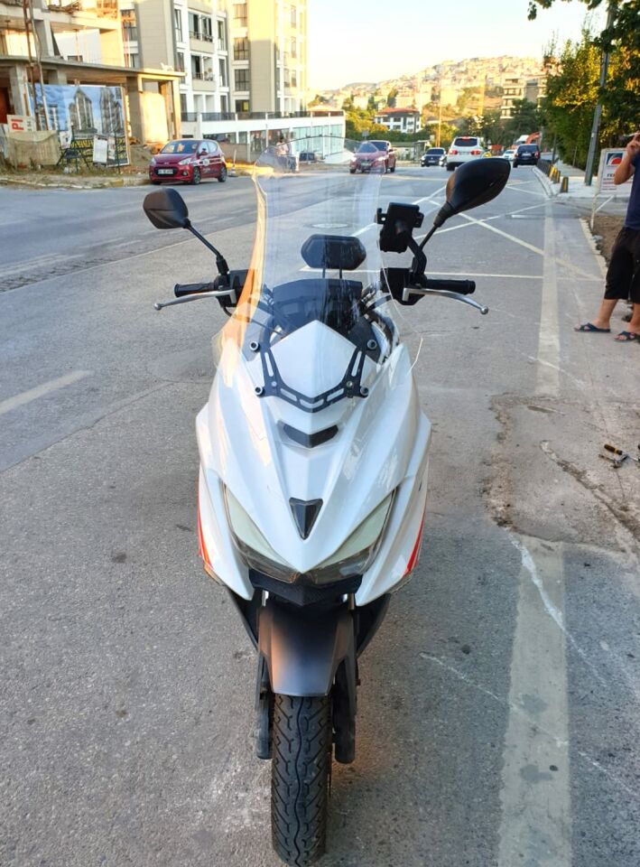 MOTOCAM Motolüx Mtx 125 Ön Cam 2022-2026 Model 75cm Şeffaf Renkli 4mm UZUN