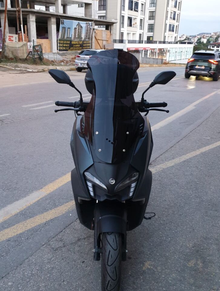 MOTOCAM Yuki Vampire 125 Ön Cam 2023-2026 Model 72cm Siyah Renkli 4mm