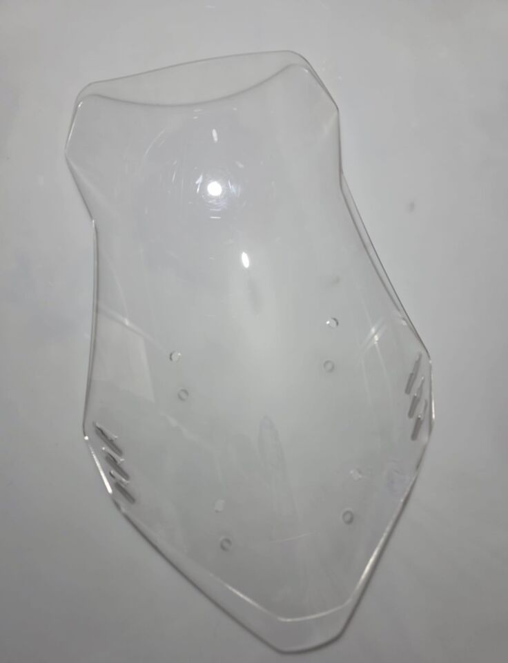 MOTOCAM Motolüx Wow 150  Ön Cam 2023-2026 Model 55cm Şeffaf Renkli 4mm KISA