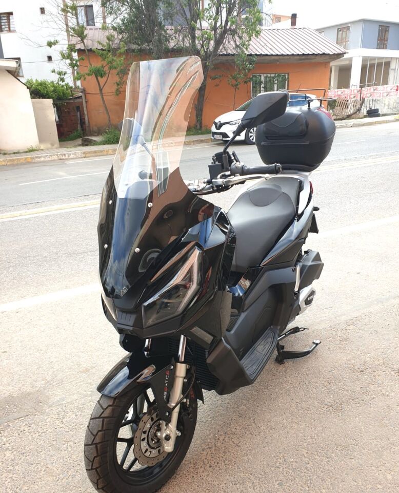 MOTOCAM Motolüx Wow 150  Ön Cam 2023-2026 Model 78cm Şeffaf Renkli 4mm UZUN