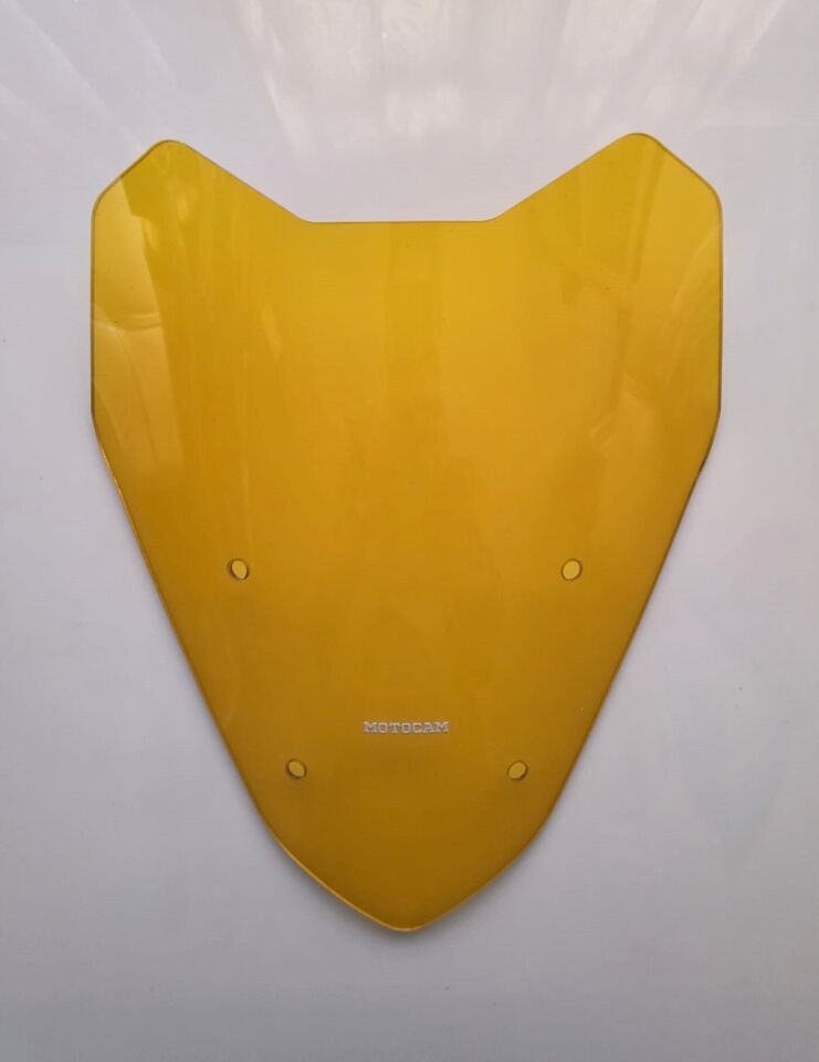 MOTOCAM Honda NC 700 750 X Ön Cam 2012-2015 Model 40cm Sarı Renkli 4mm SPORTİF