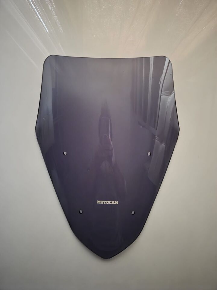 MOTOCAM CF Moto 800 MT Ön Cam 2019-2026 Model 43cm Füme Renkli 4mm