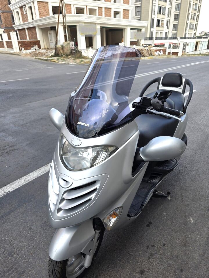 MOTOCAM Kymco Grand Dink Ön Cam 2002-2013 Model 47cm Füme Renkli 4mm