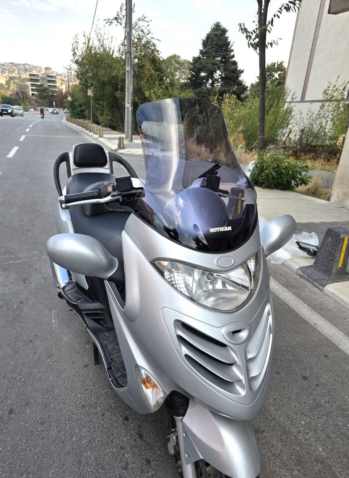 MOTOCAM Kymco Grand Dink Ön Cam 2002-2013 Model 47cm Füme Renkli 4mm