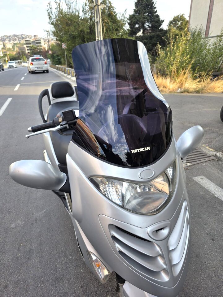 MOTOCAM Kymco Grand Dink Ön Cam 2002-2013 Model 47cm Siyah Renkli 4mm