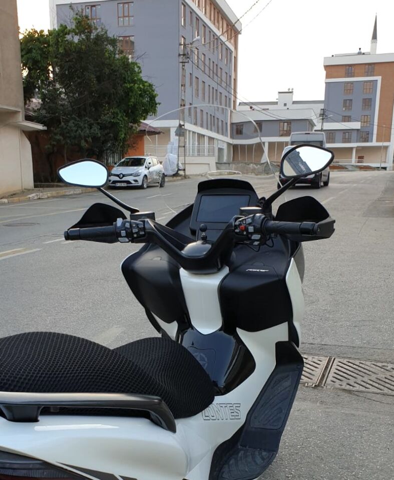 MOTOCAM Zontes 350 E Ön Cam 2022-2023 Model 70cm Şeffaf Renkli 4mm