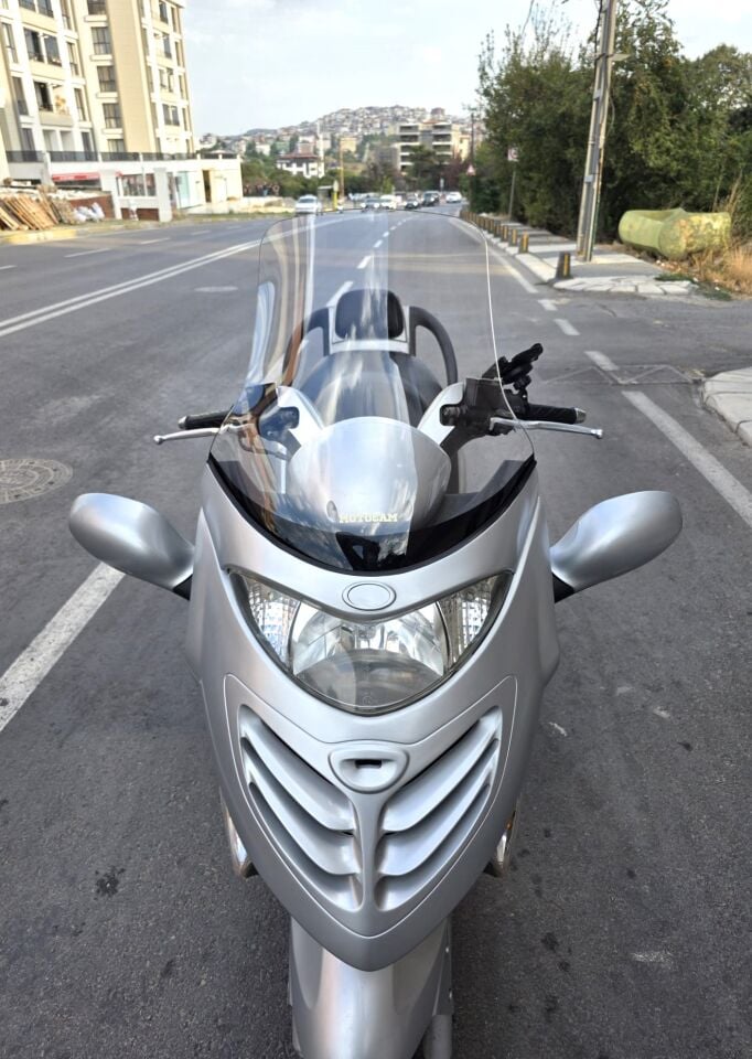 MOTOCAM Kymco Grand Dink Ön Cam 2002-2013 Model 47cm Şeffaf Renkli 4mm