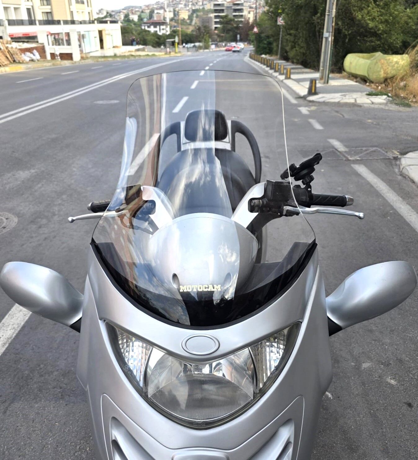 MOTOCAM Kymco Grand Dink Ön Cam 2002-2013 Model 47cm Şeffaf Renkli 4mm