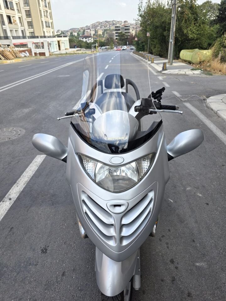 MOTOCAM Kymco Grand Dink Ön Cam 2002-2013 Model 47cm Şeffaf Renkli 4mm