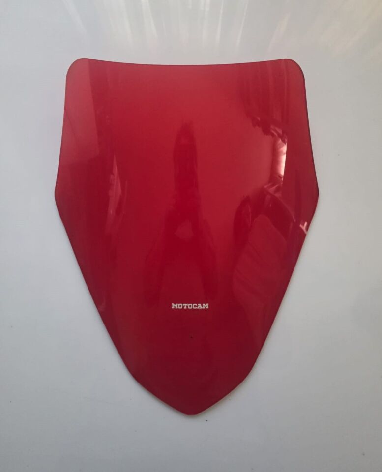 MOTOCAM Honda NC 700 750 X Ön Cam 2012-2015 Model 43cm Kırmızı Renkli 4mm SPORTİF