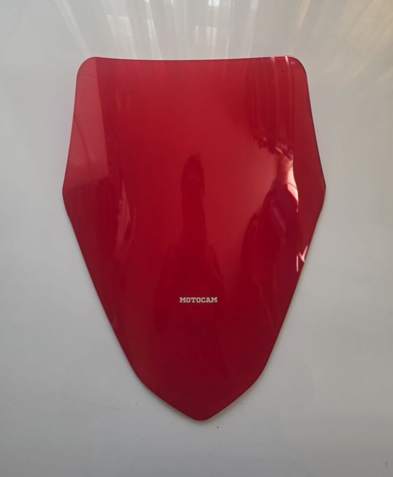MOTOCAM Honda NC 700 750 X Ön Cam 2012-2015 Model 43cm Kırmızı Renkli 4mm SPORTİF