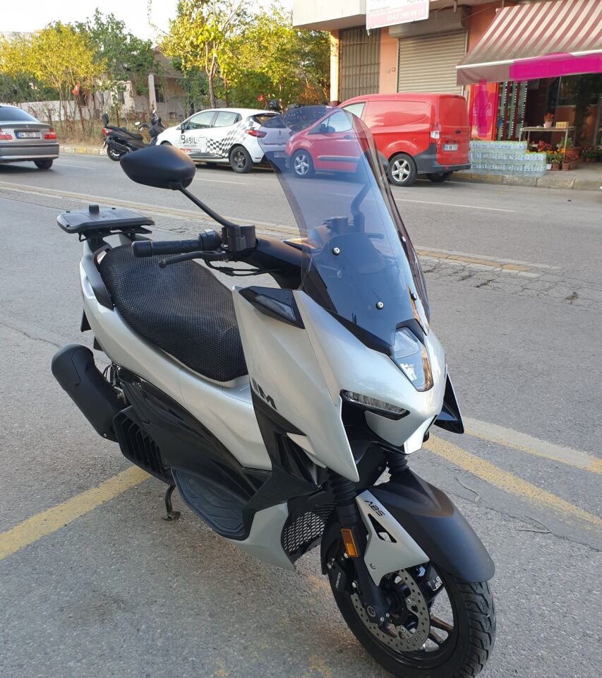 MOTOCAM Zontes ZT 125 Ön Cam 2025-2026 Model 55cm Füme Renkli 4mm