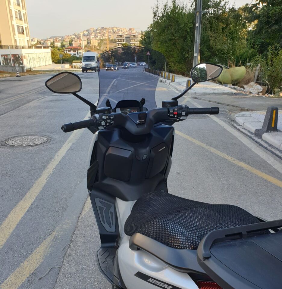 MOTOCAM Zontes ZT 125 Ön Cam 2025-2026 Model 55cm Füme Renkli 4mm