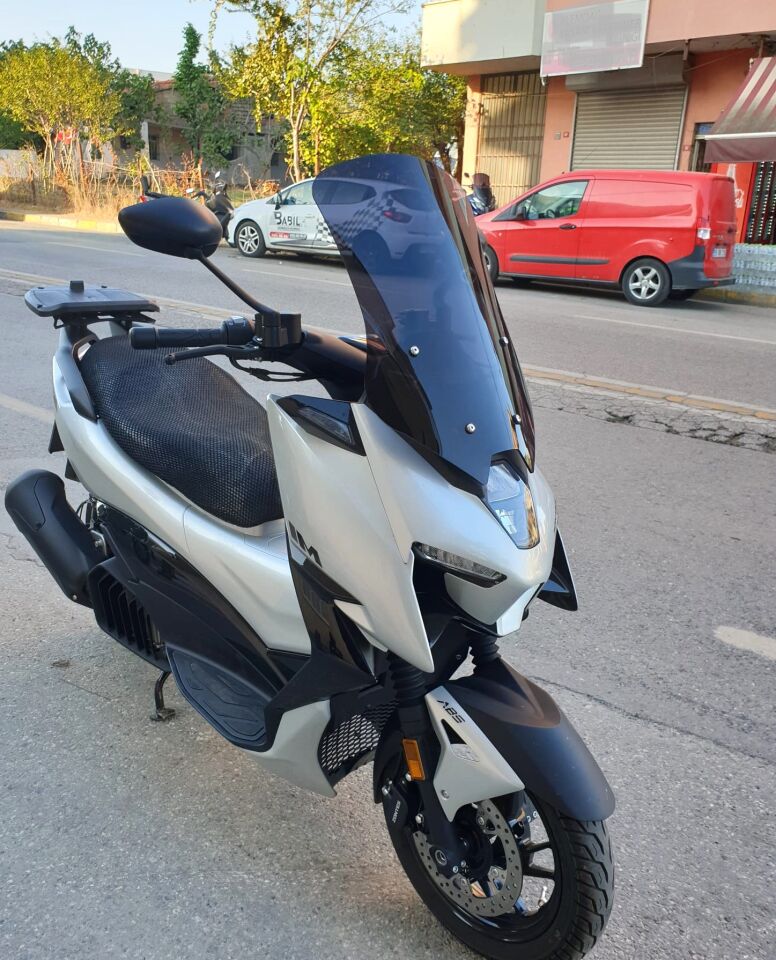 MOTOCAM Zontes ZT 125 Ön Cam 2025-2026 Model 55cm Siyah Renkli 4mm