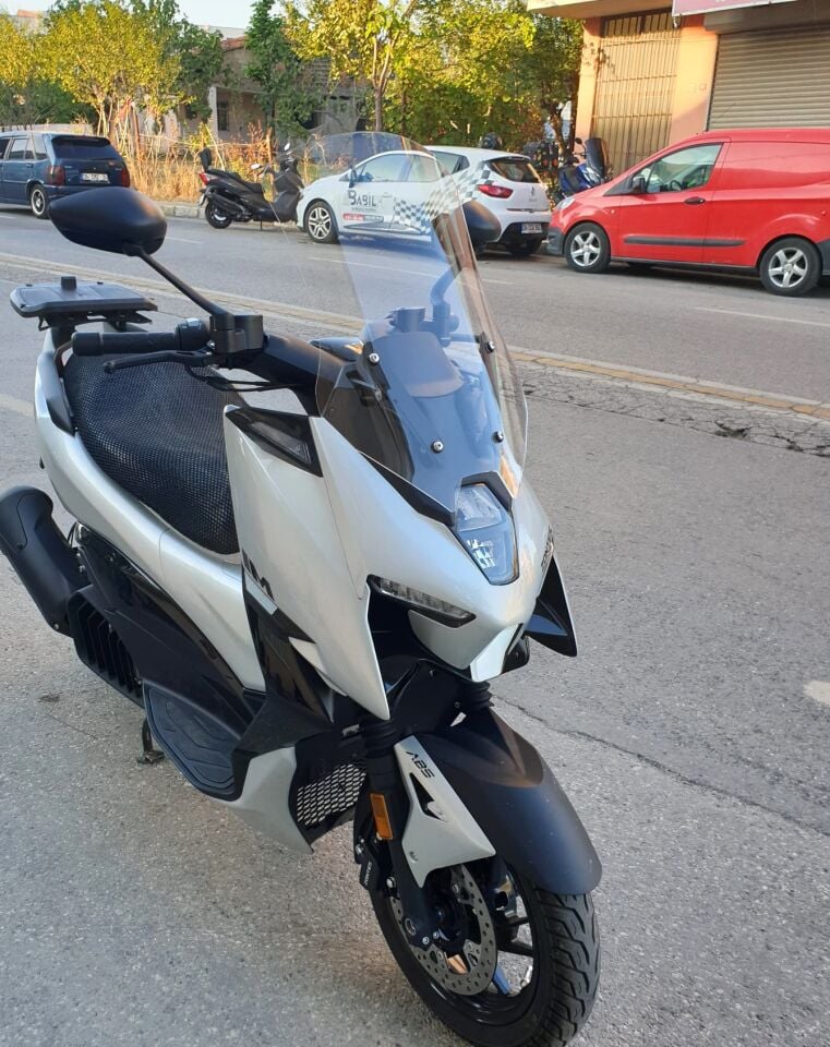 MOTOCAM Zontes ZT 125 Ön Cam 2025-2026 Model 55cm Şeffaf Renkli 4mm