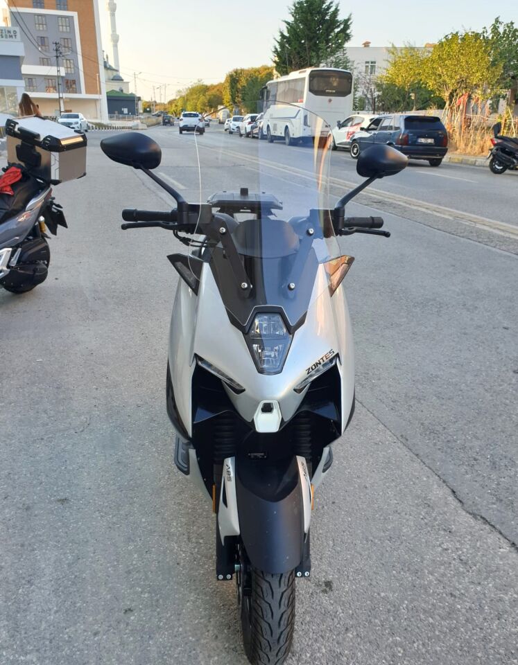 MOTOCAM Zontes ZT 125 Ön Cam 2025-2026 Model 55cm Şeffaf Renkli 4mm