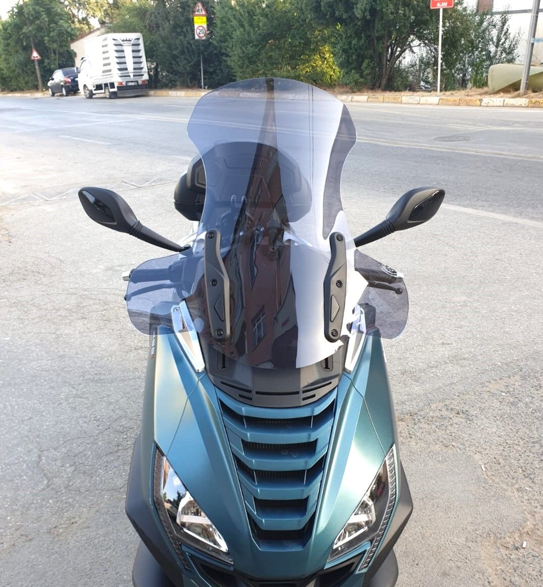 MOTOCAM Peugeot Metropolis 400 Ön Cam 2021-2026 Model 68cm Füme Renkli 4mm