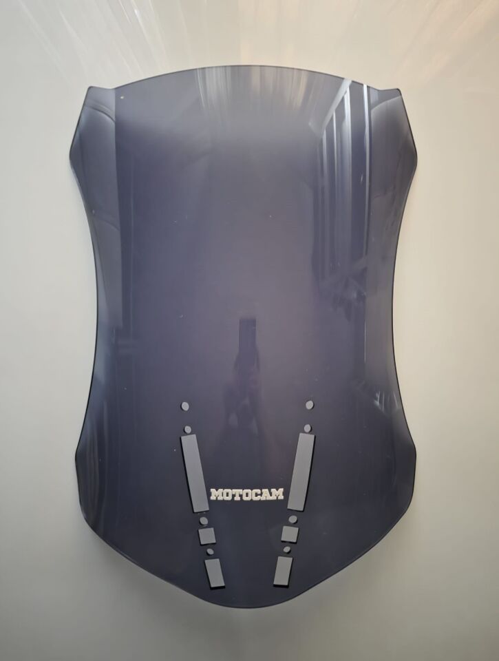 MOTOCAM Zontes ZT 350 T2 Ön Cam 2025-2026 Model 55cm Füme Renkli 3mm