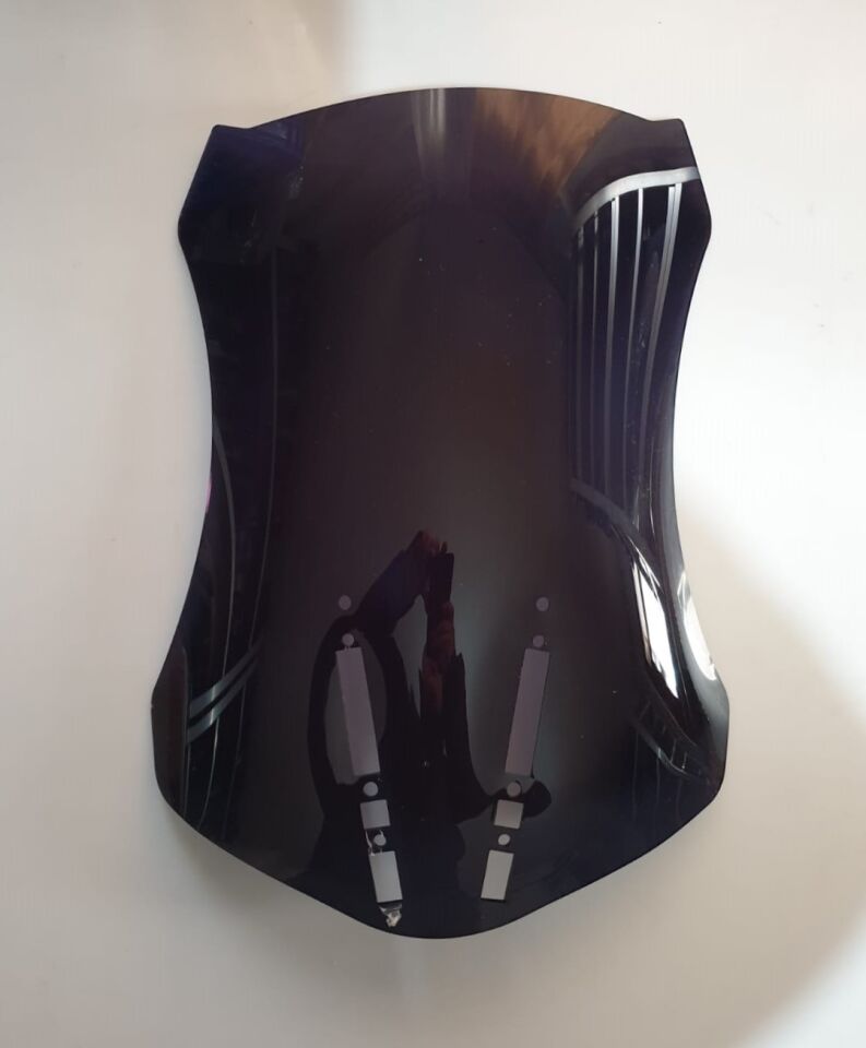 MOTOCAM Zontes ZT 350 T2 Ön Cam 2025-2026 Model 55cm Siyah Renkli 3mm