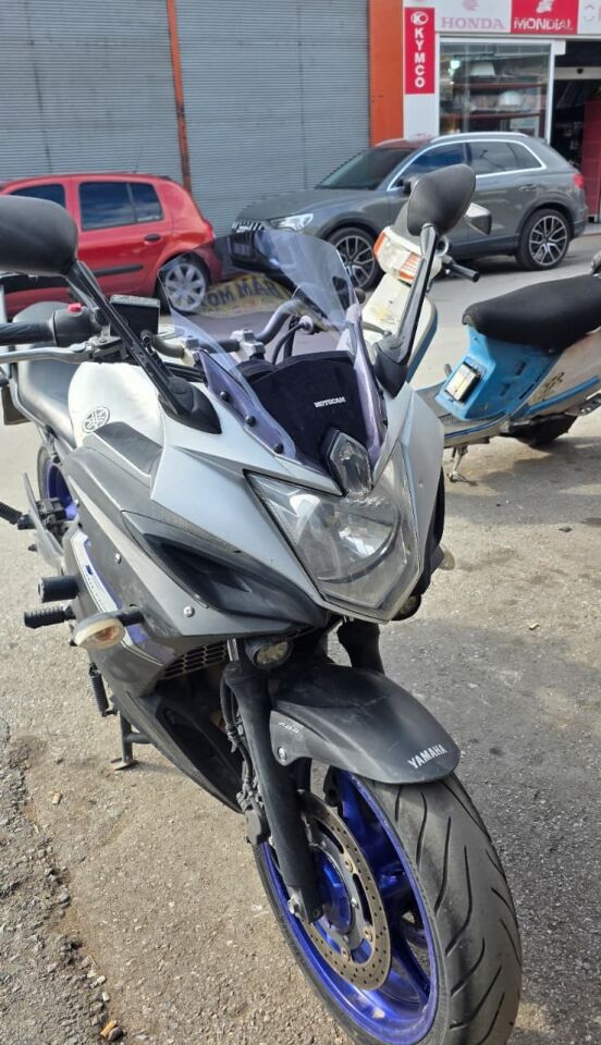 MOTOCAM Yamaha XJ6 Diversion Ön Cam 2009-2016 Model 36cm Füme Renkli 4mm