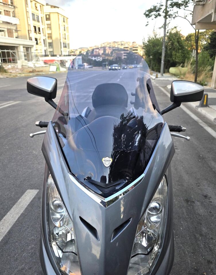 MOTOCAM Peugeot Satelis Ön Cam 2006-2014 Model 63cm Füme Renkli 4mm