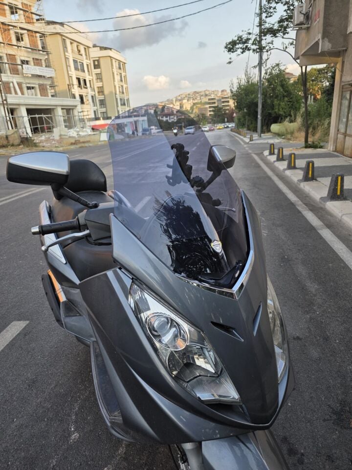 MOTOCAM Peugeot Satelis Ön Cam 2006-2014 Model 63cm Füme Renkli 4mm