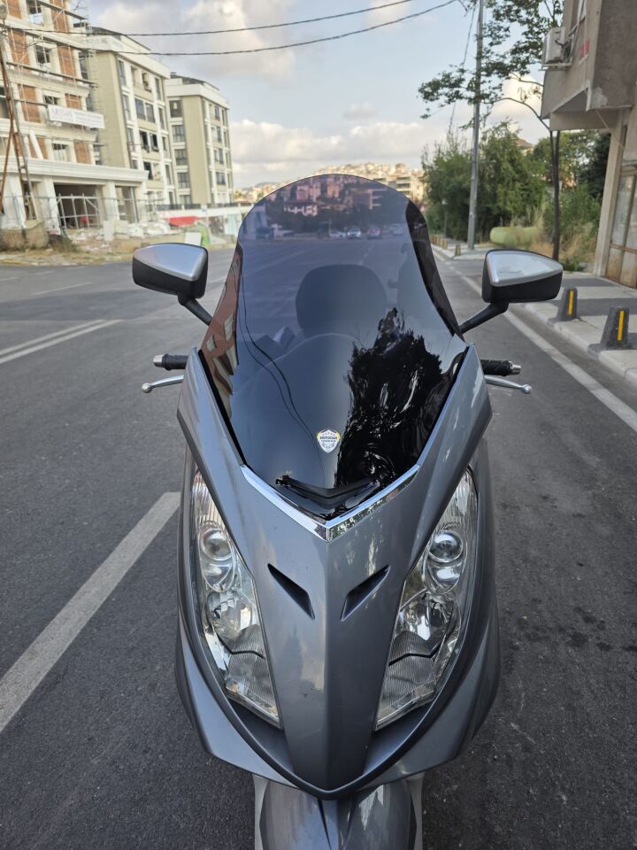 MOTOCAM Peugeot Satelis Ön Cam 2006-2014 Model 63cm Siyah Renkli 4mm