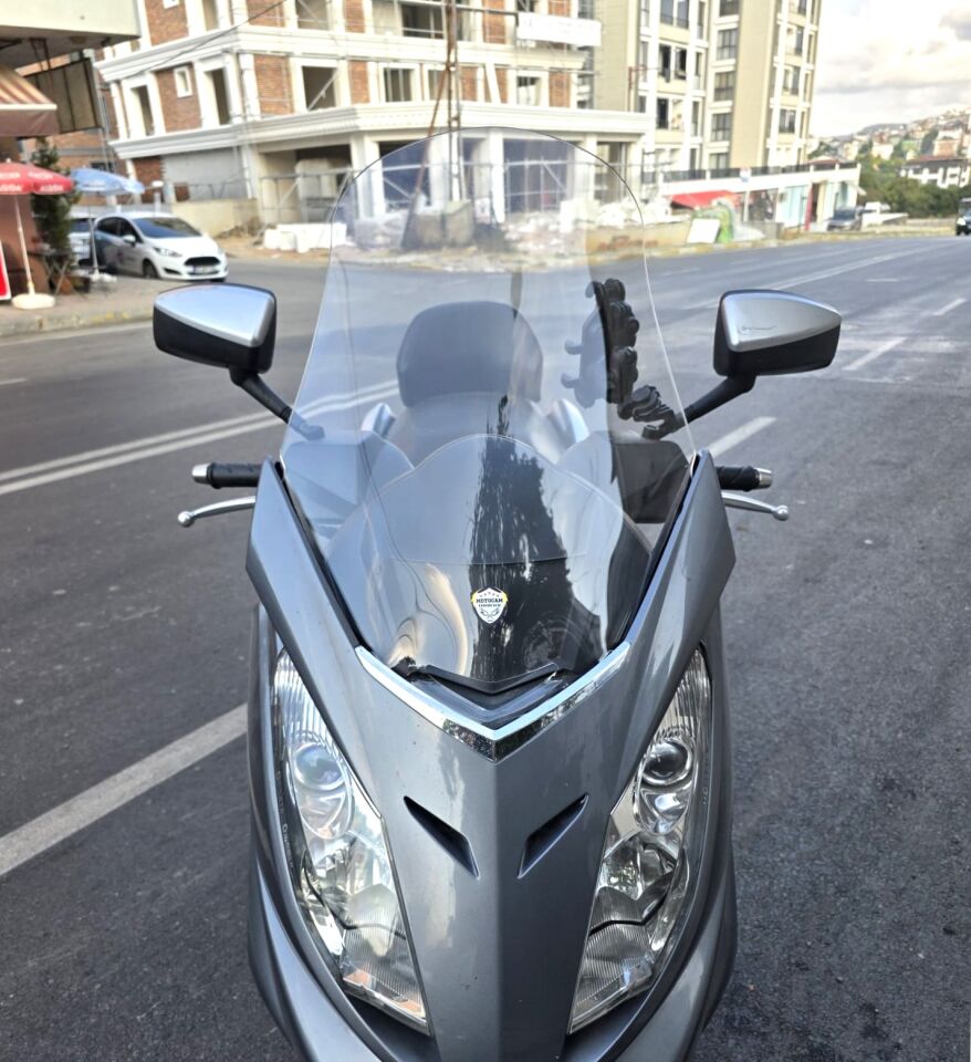 MOTOCAM Peugeot Satelis Ön Cam 2006-2014 Model 63cm Şeffaf Renkli 4mm