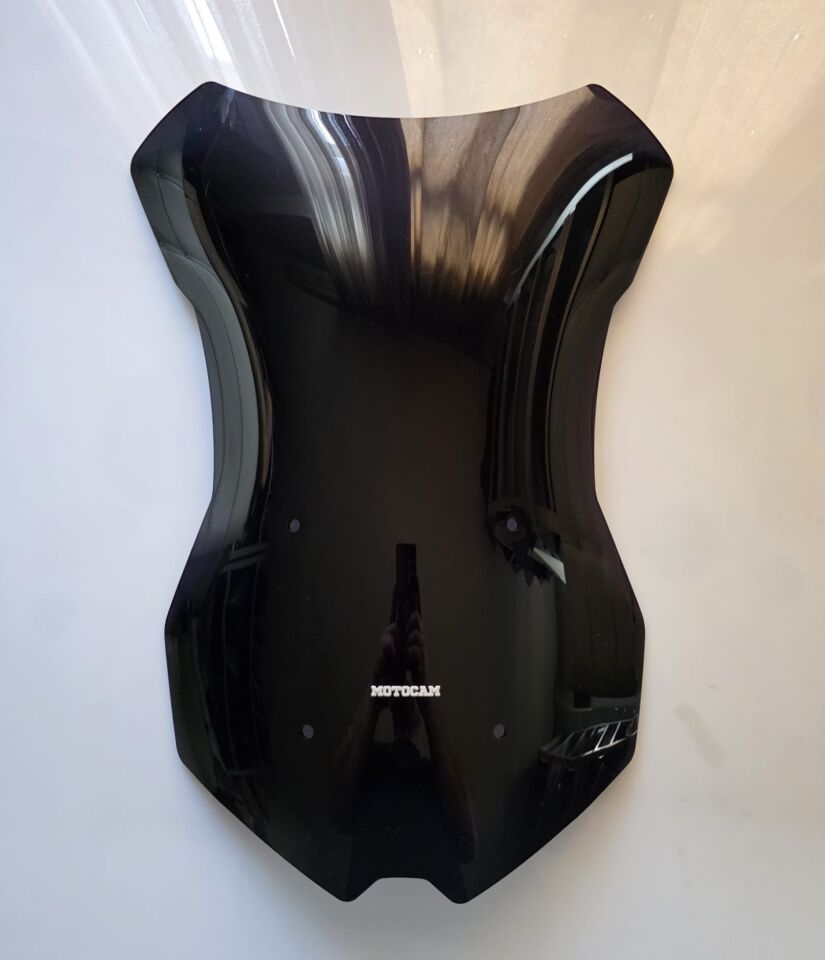 MOTOCAM KTM 1290 Super Duke GT Ön Cam 2019-2024 Model 57cm Siyah Renkli 4mm