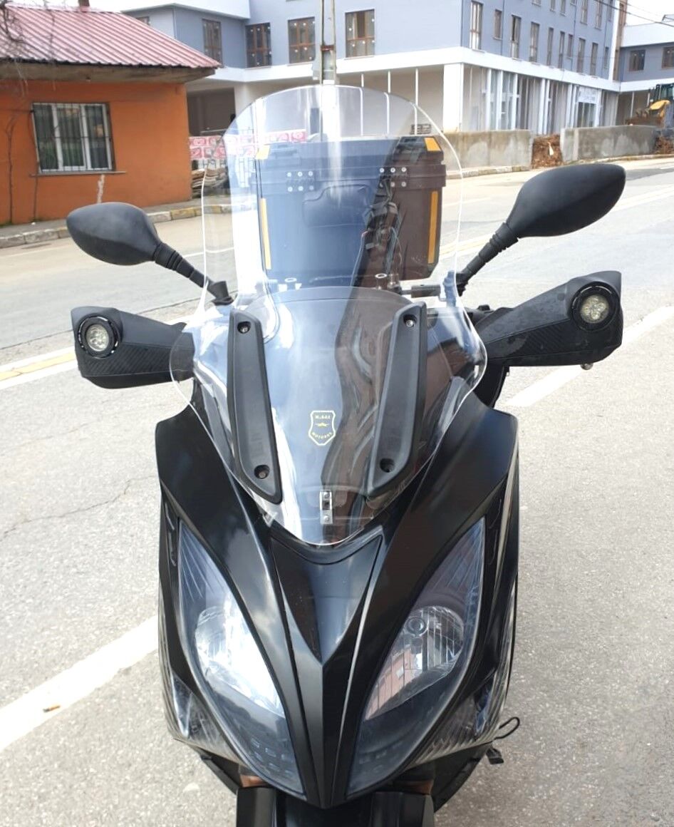 MOTOCAM Kymco Xciting 250 R Ön Cam 2010-2011 Model 72cm Şeffaf Renkli 4mm UZUN